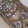 MARCHESA 100% silk mini dress with jewel encrusted scooped neck Sz 10 - Rrp 495 USD Image 10