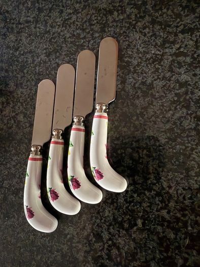 Laura Ashley Floral Heritage 4-Piece Butter Flatware Set