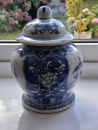 Small Chinese Blue and White Ginger Jar