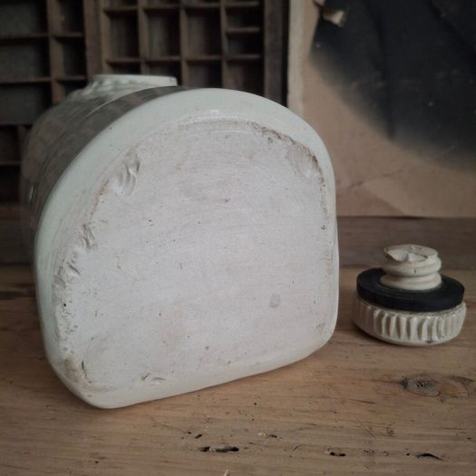 Antique Stoneware Bed Warmer