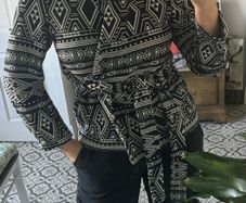 H&M Aztec print cardigan