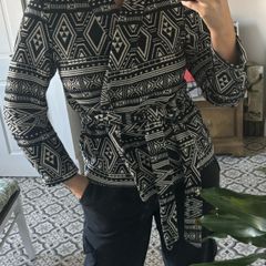 H&M Aztec print cardigan