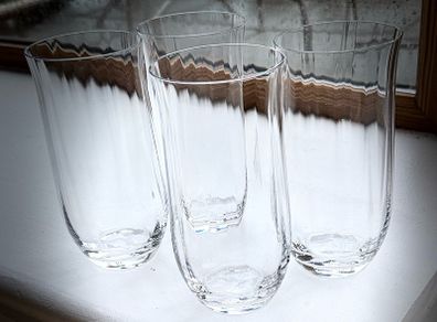 4 Mikasa French Countryside Highball Glasses