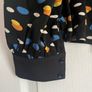 nwt Rant and Rave thalia dot print zip front blouse (black / blue / yellow) size 14 Image 6