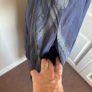 Colour 5 Power viscose blue grey dress size 10 long Image 5