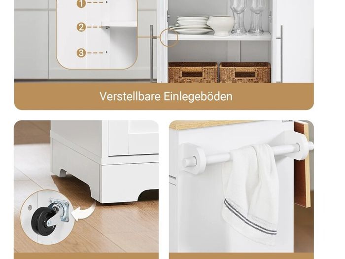 Kitchen Island on Wheels