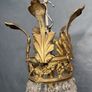 20th Century French Empire Style Brass Chandelier Image 3