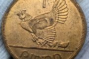 Ireland 1965 penny red uncirculated lustrous