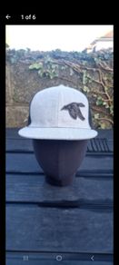 Trucker cap with duck patch