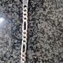 Sterling silver figaro bracelet. Image 4