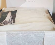 Ivory Chapel Length Veil