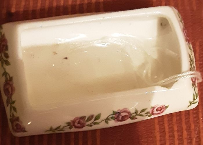 two ceramic pin dishes