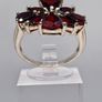 Sterling Silver ring 925 with Garnet Image 3