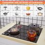 Ceramic Hob, Electric Hob 60cm Built-in 4 Zones with Safe Lock, Timer, Touch Control 6000W, Hard Wired, No Plug Included Image 2