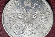 Austria 1912 Austrian Empire  2 Corona - Francis Joseph I Silver Coin