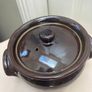 Moira Pottery - Vintage Treacle Glazed Casserole Dish with Lid 15.5 by 12 high Image 3