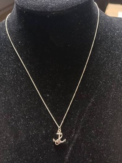 Vintage Sterling Silver Sailor Boat Anchor Charm