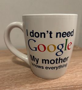 Funny 'I Don't Need Google' Mug