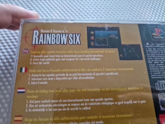 Rainbow Six Tom Clancy s PlayStation1 Ps1 PlayStation2 Ps2 Games Original