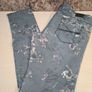 womens GARCIA jeans grey Floral pattern slim leg low waist stretchy biker style Size UK 30 Image 2