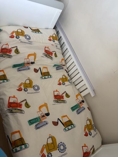 cot and toddler bed