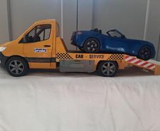 Bruder Mercedes-Benz Sprinter Car Transporter with Roadster