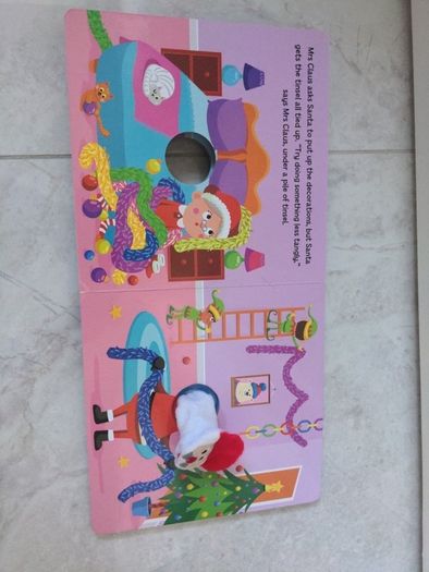 Two Christmas puppet books