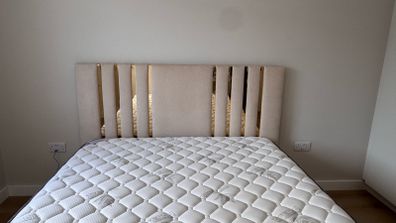 New King size bed with mattress, huge storage and lifting mechanism