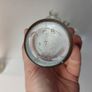 162 - Set of 5 Vintage Clear Glass Decorative Collectible Cork Top Bottles Image 5