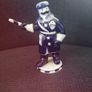Gzhel Porcelain Russian Militiaman Figurine Image 3