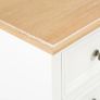 Bedside Cabinet 2 pcs White 35x30x49 cm MDF Image 2