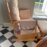 Rocking / Feeding Chair w/ Stool Image 2