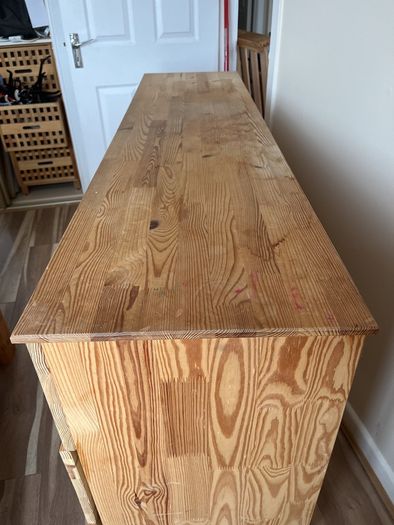Very Strong + solid Pine ikea Tarbe 6 drawer unit