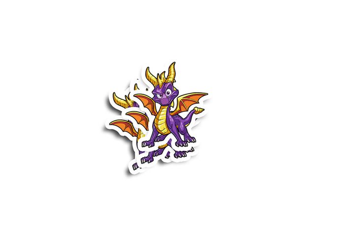 Spyro Glossy Stickers 2-Pack