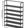 shoe rack ( no price below, 6 shelves) Image 5