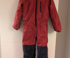 Kids Ski Suit - Maroon/Navy Blue - Size 10 years