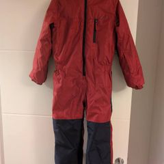 Kids Ski Suit - Maroon/Navy Blue - Size 10 years