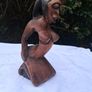 Early 20th Century Teak African Ceremonial Figure Image 2
