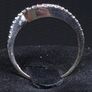 Vintage 9ct White Gold Ruby & Diamond Ring 375 Size 51.5 Image 6