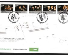 2007 Ireland RTE Performing Groups Se-Tenant Commemorative Stamps An Post First Day Cover (FDC)