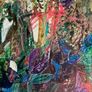 Original Abstract Painting GiFT Pine Forest Dublin Botanical Irish Art Image 4