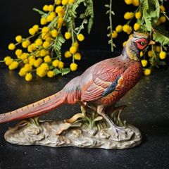 Vintage Ceramic Pheasant Figurine