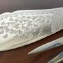 Antique B. Worth & Sons EPNS Fish Serving Knife & Fork Image 5