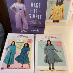 Tilly and the Buttons Make It Simple Book and Sewing Patterns bundle plus free bonus pattern