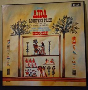 Vintage Vinyl AIDA Giuseppe Verdi Decca, Price, Vickers, Merrill, Solti. Decca Box 3Lp. Classical Music