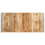 Dining Table 220x100x75 cm Solid Rough Mango Wood Image 2