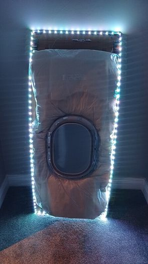 Upcycled Airbus A320 Window Interior panel Illuminated Aviation Wall Art