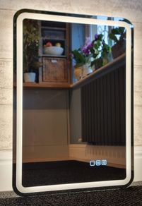 LED Bathroom Mirror 50x70cm Bluetooth Dual LED