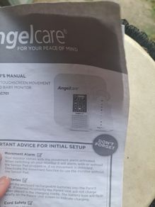 FREE Angelcare Baby Monitor