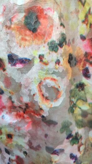 Topshop Womens Multicoloured Floral Rain Coat Size 10 Perfect for festival season